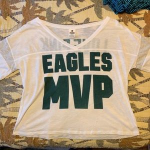 PINK EAGLES CROP size medium